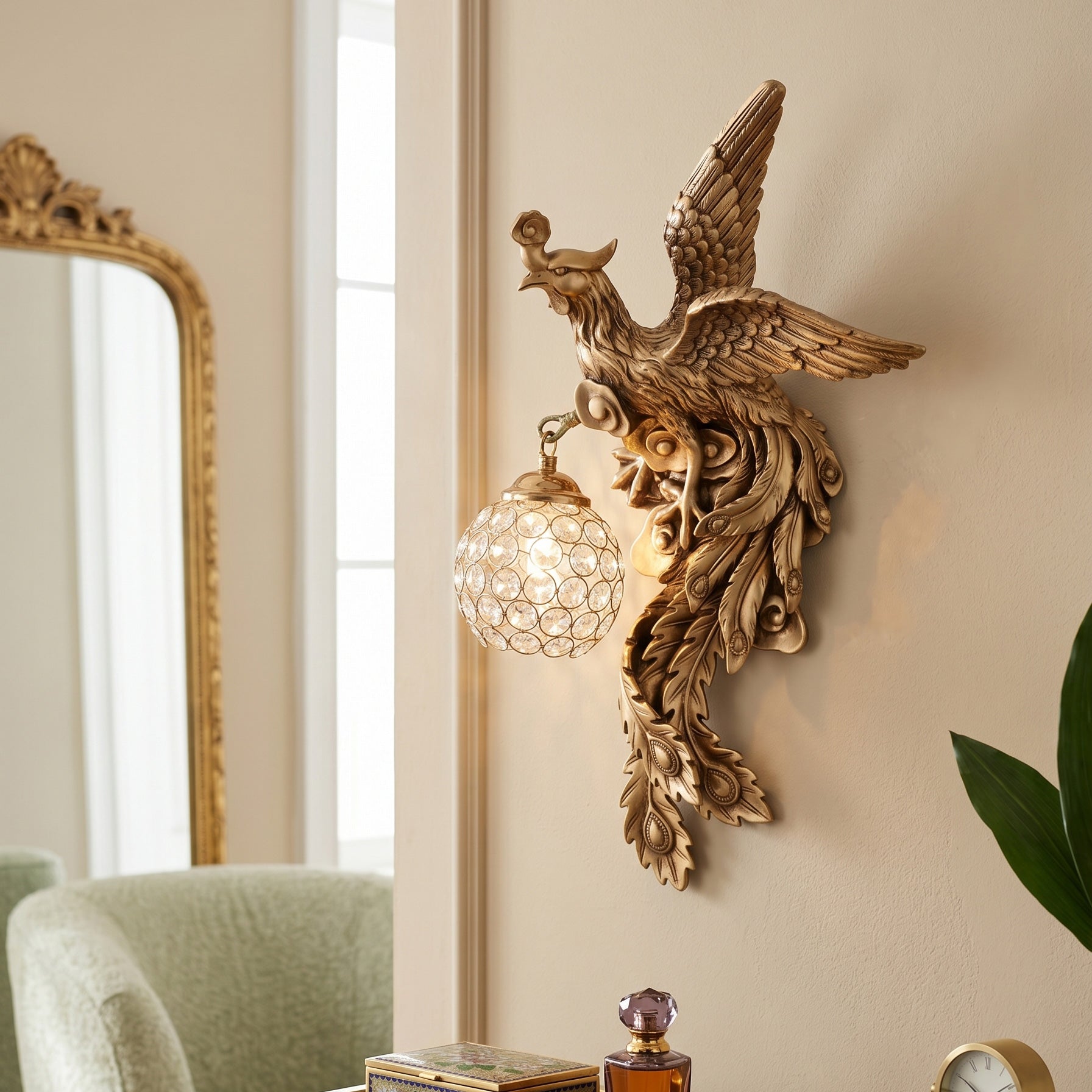 Gideon Mythical Wall Sconce