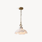 Giles Petal Alabaster Pendant Light