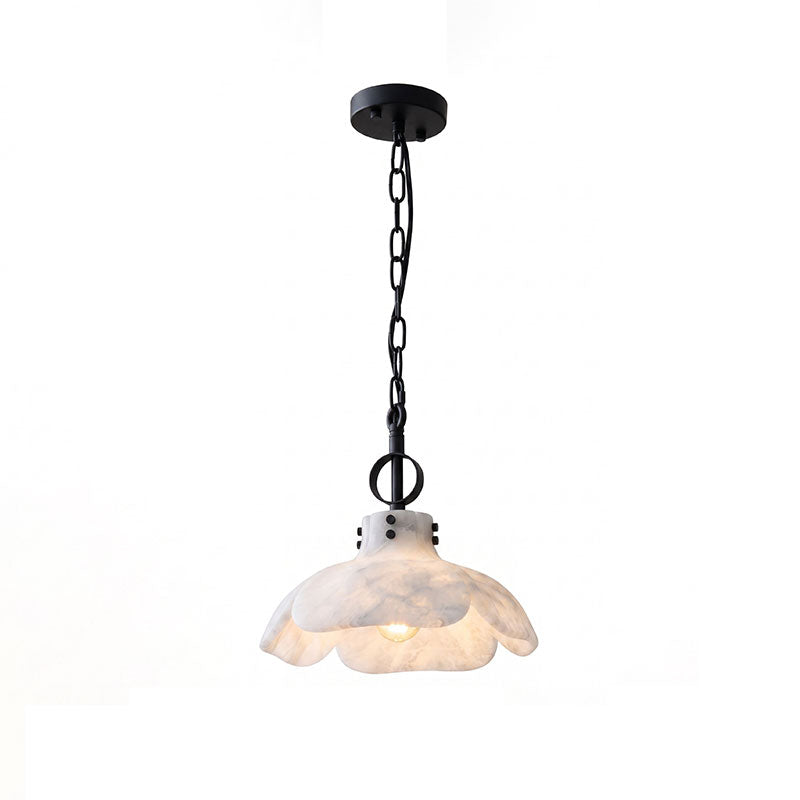 Giles Petal Alabaster Pendant Light