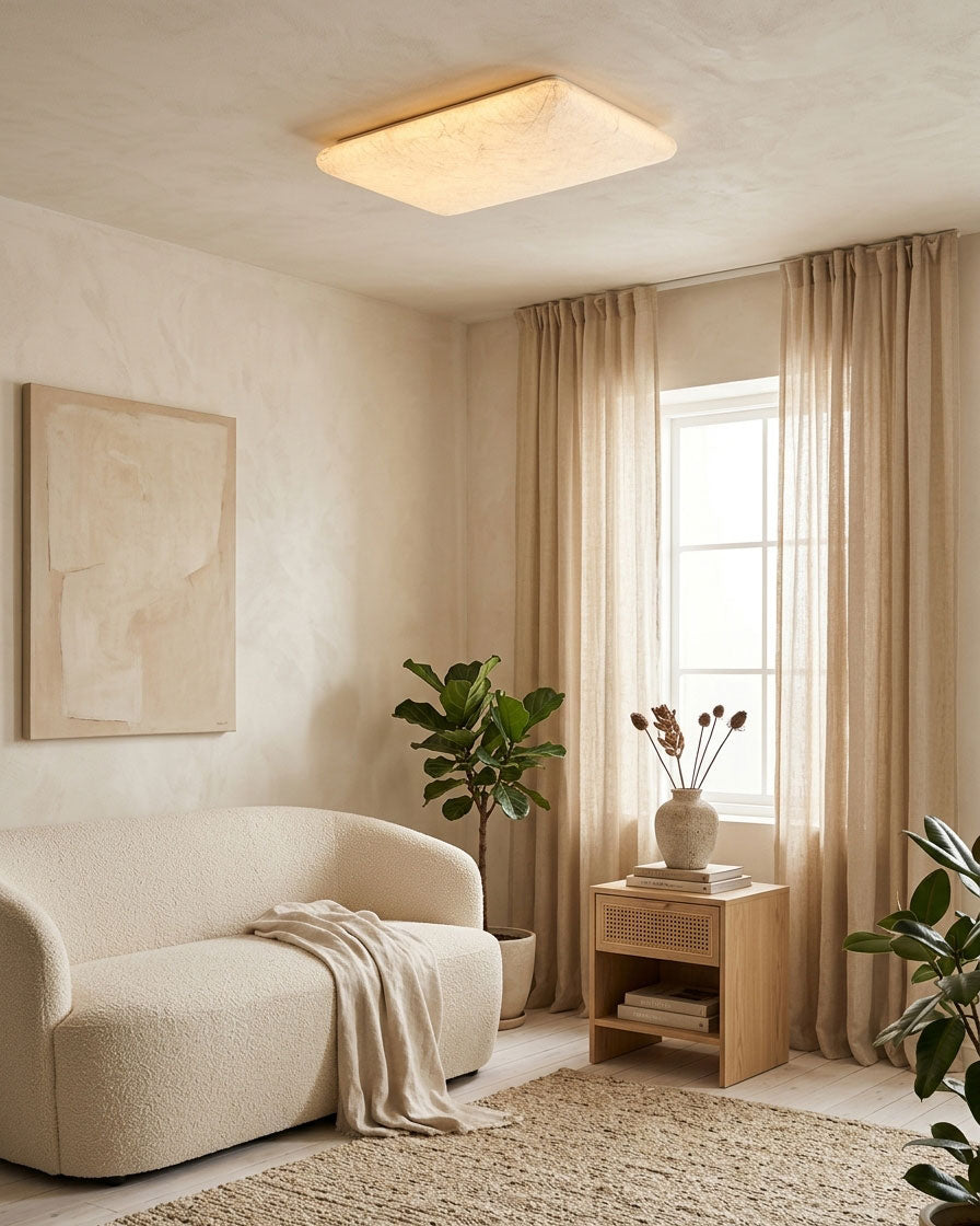 Greer Silk Flush Mount Ceiling Light