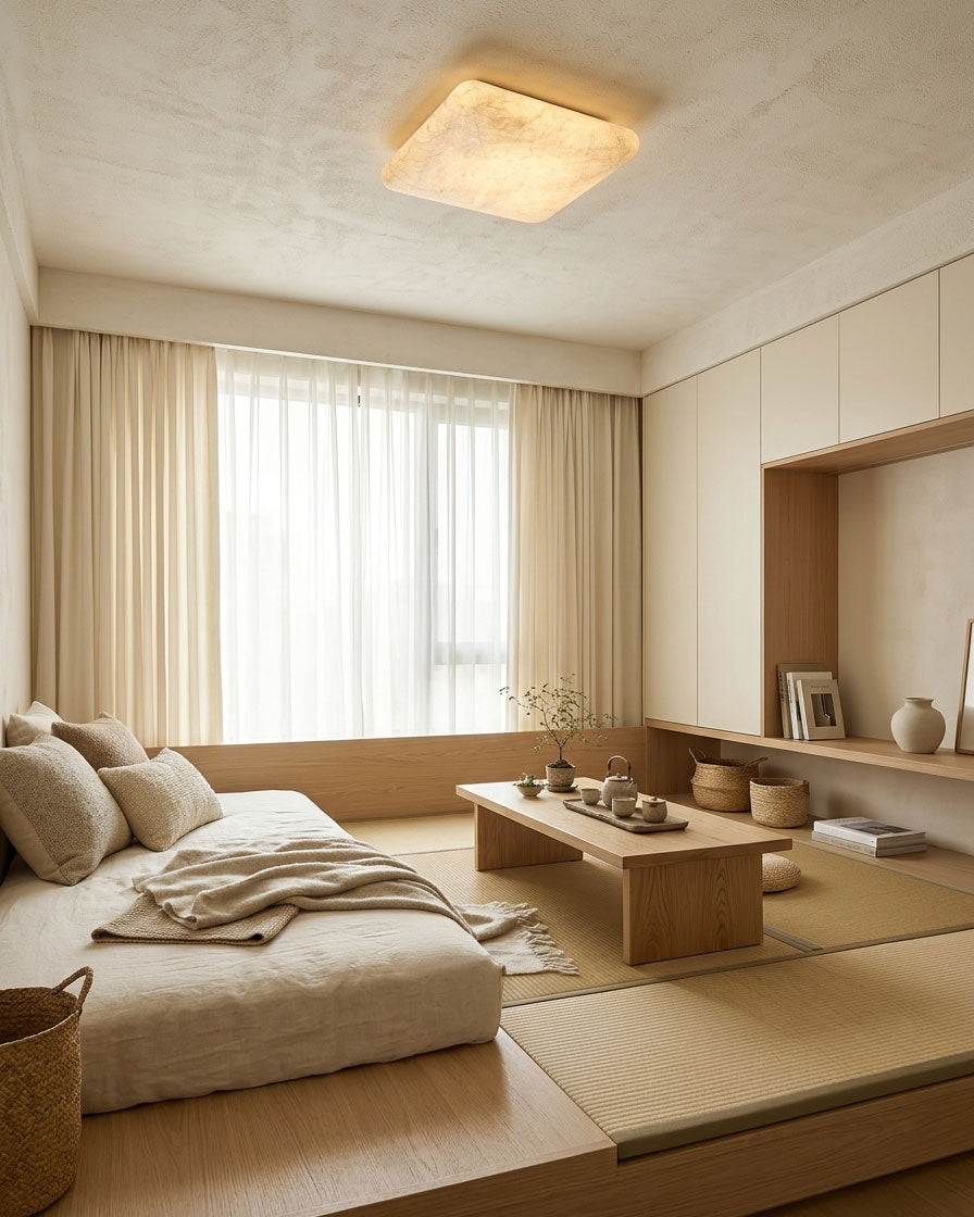 Greer Silk Flush Mount Ceiling Light