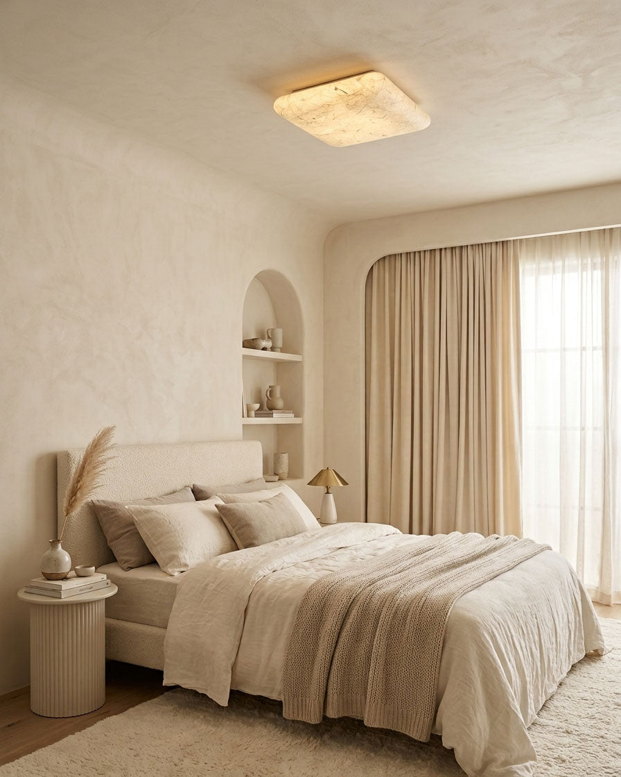 Greer Silk Flush Mount Ceiling Light