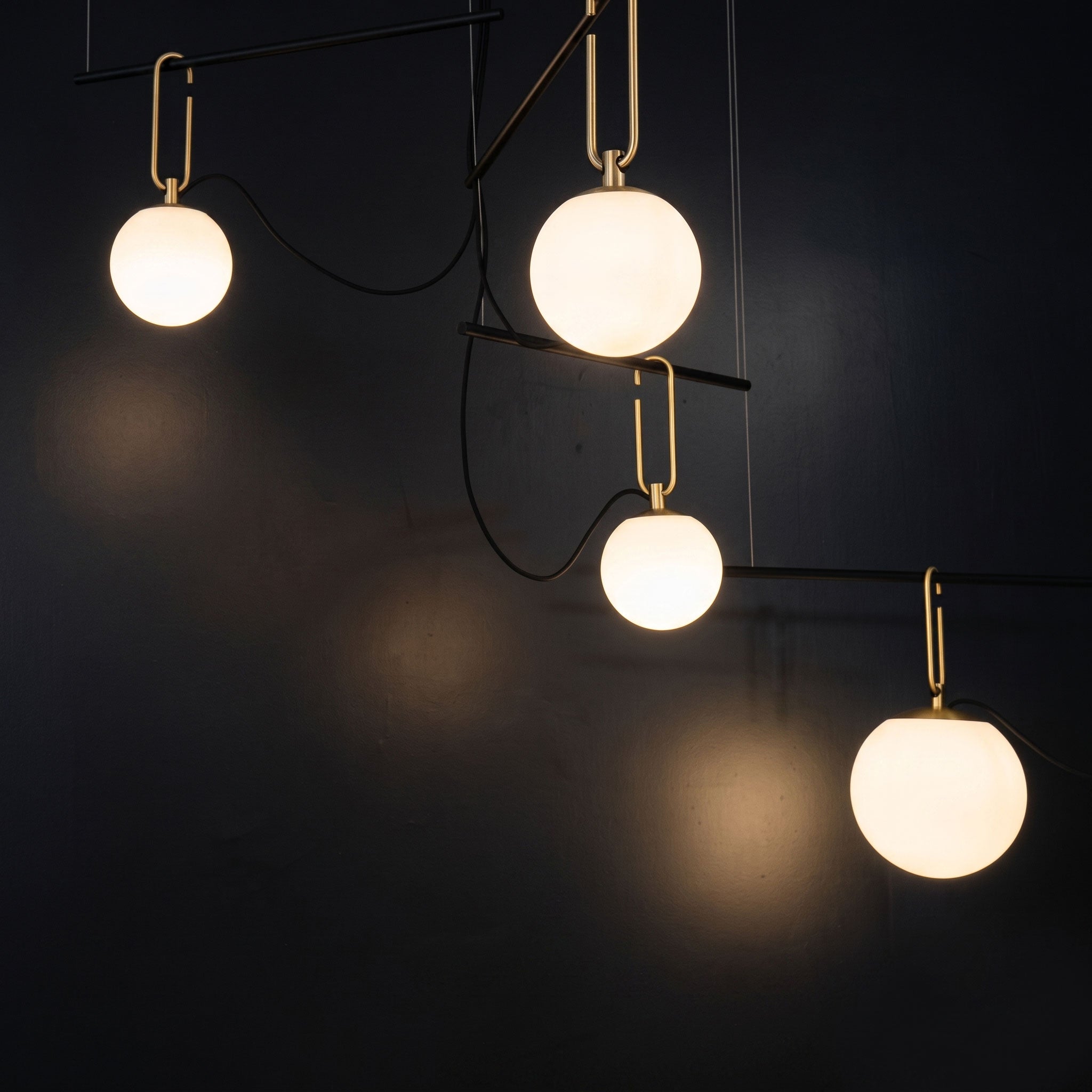 Gulliver Sculptural Opal Chandelier
