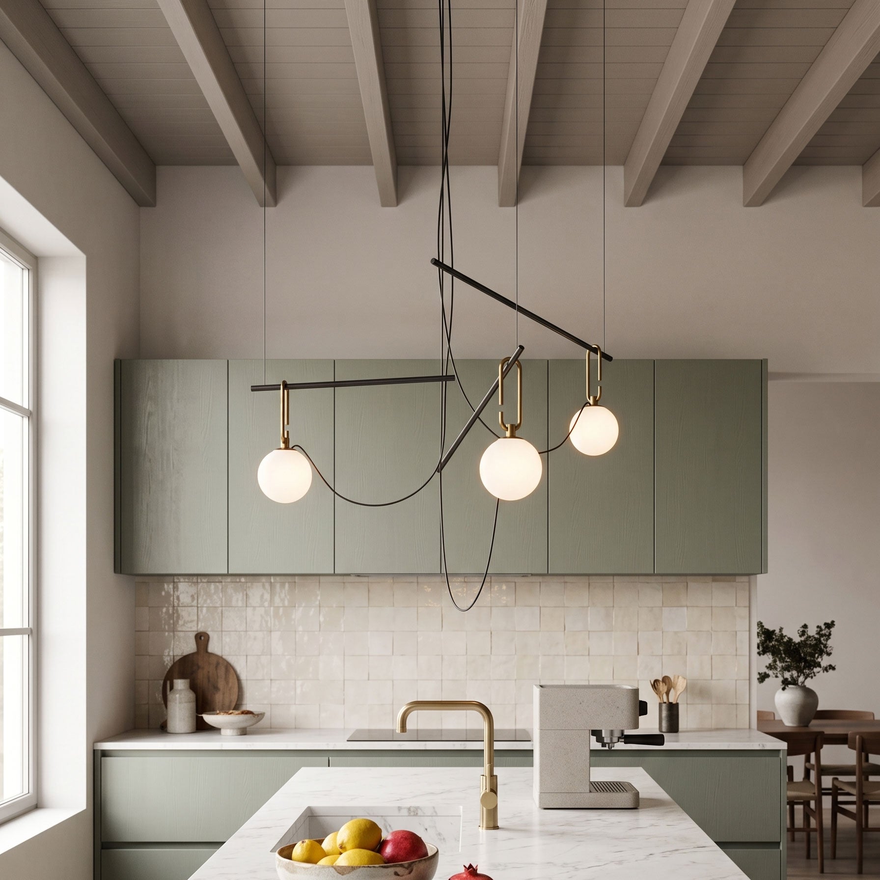 Gulliver Sculptural Opal Chandelier