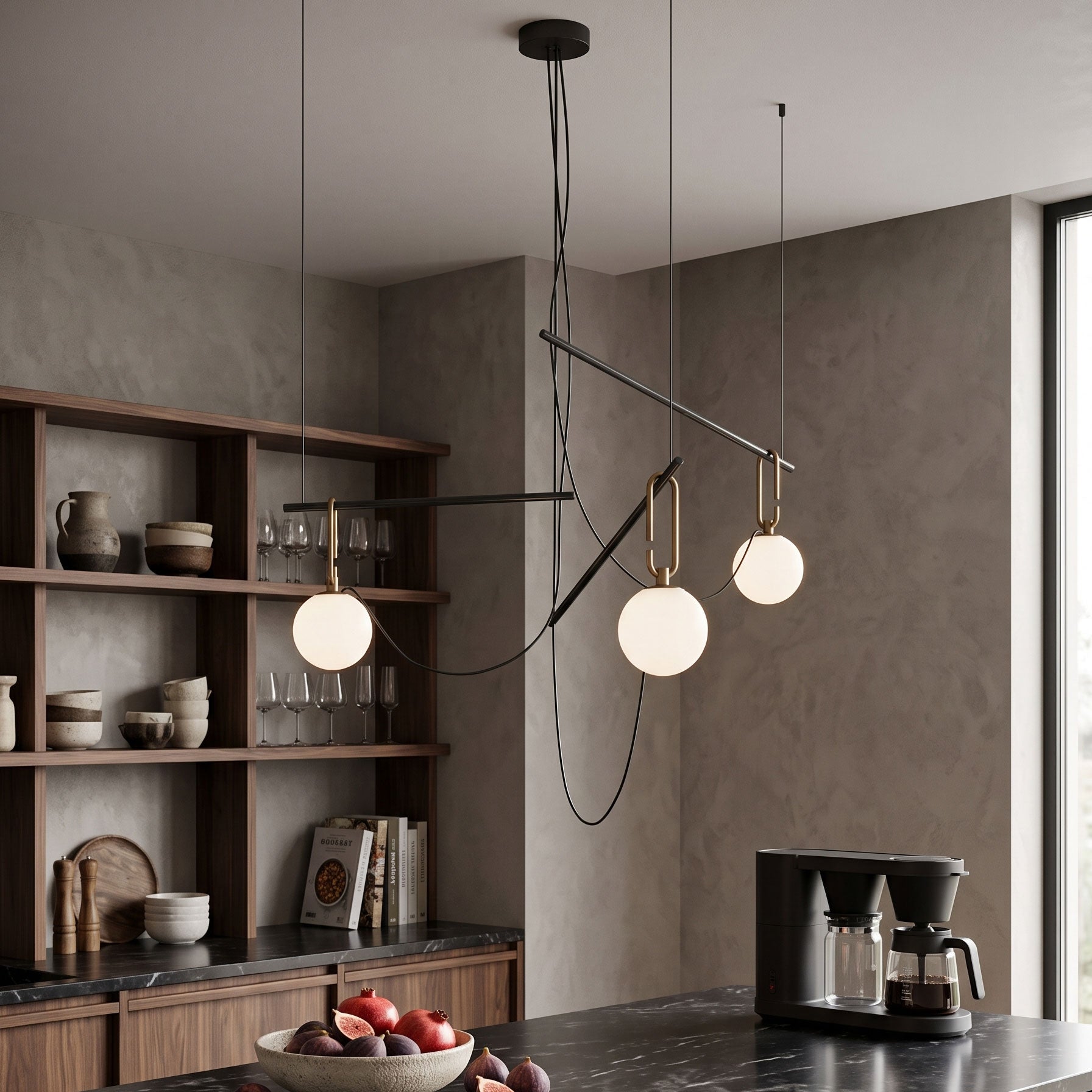 Gulliver Sculptural Opal Chandelier