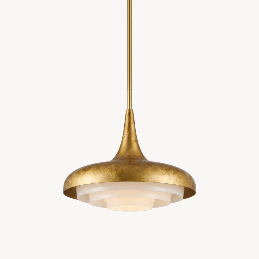 Harlan Opal Tiered Pendant Light