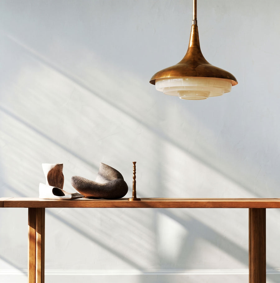 Harlan Opal Tiered Pendant Light – detail 7