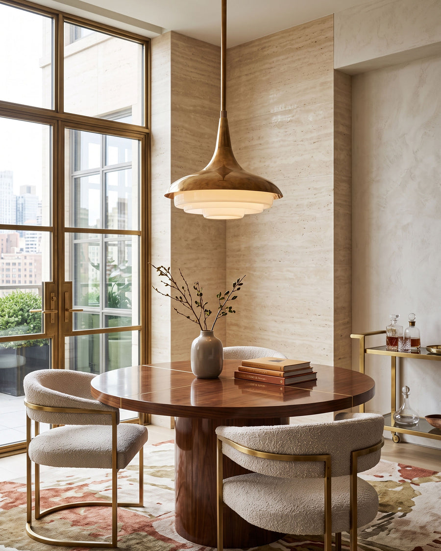 Harlan Opal Tiered Pendant Light – detail 9