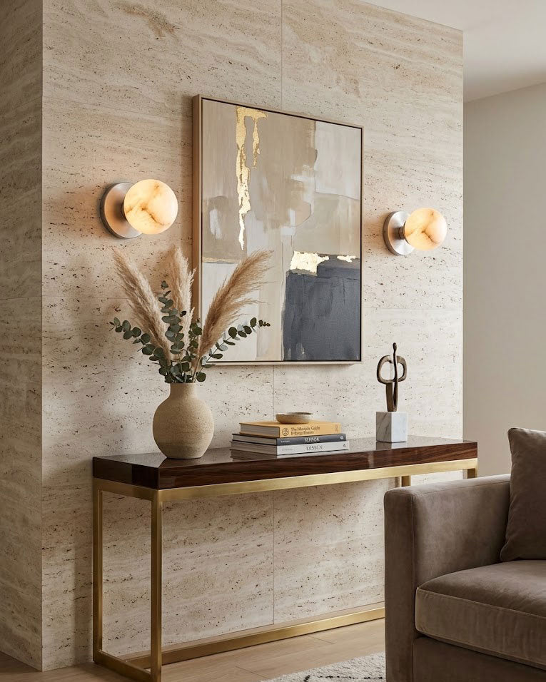 Harris Alabaster Globe Wall Sconce – detail 5
