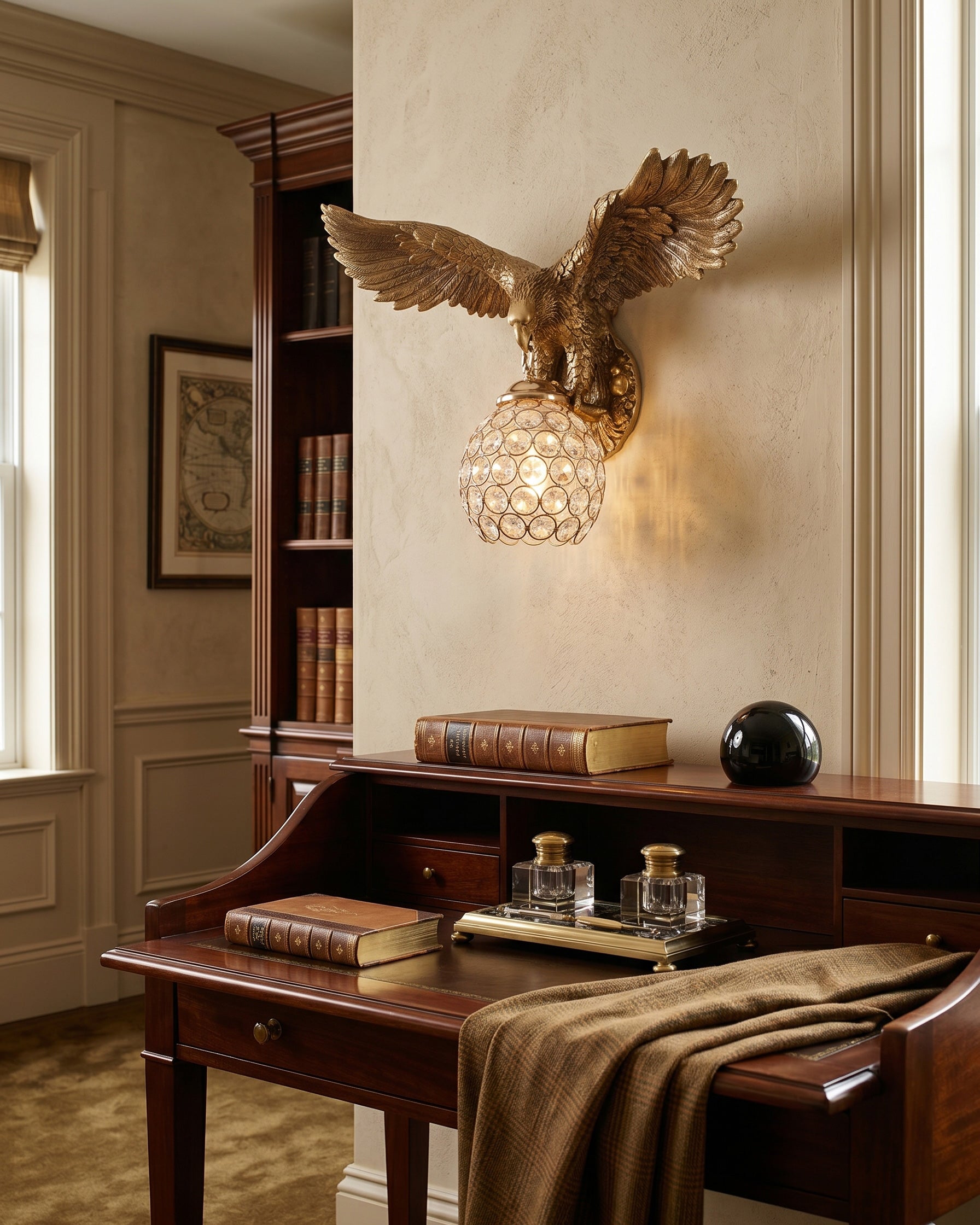 Harrison Eagle Wings Wall Sconce