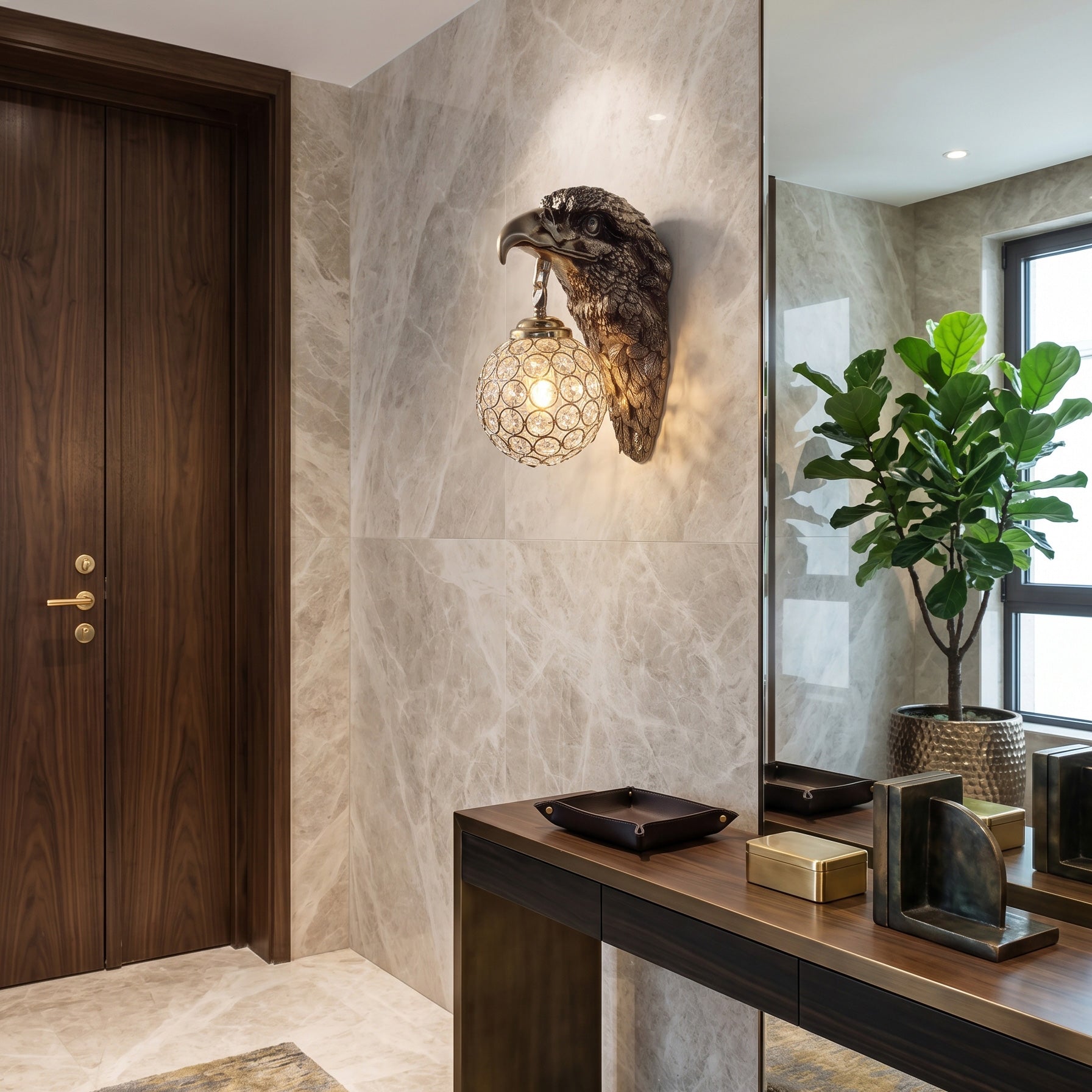 Harrison Eagle Wings Wall Sconce