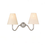 Satin Nickel & White