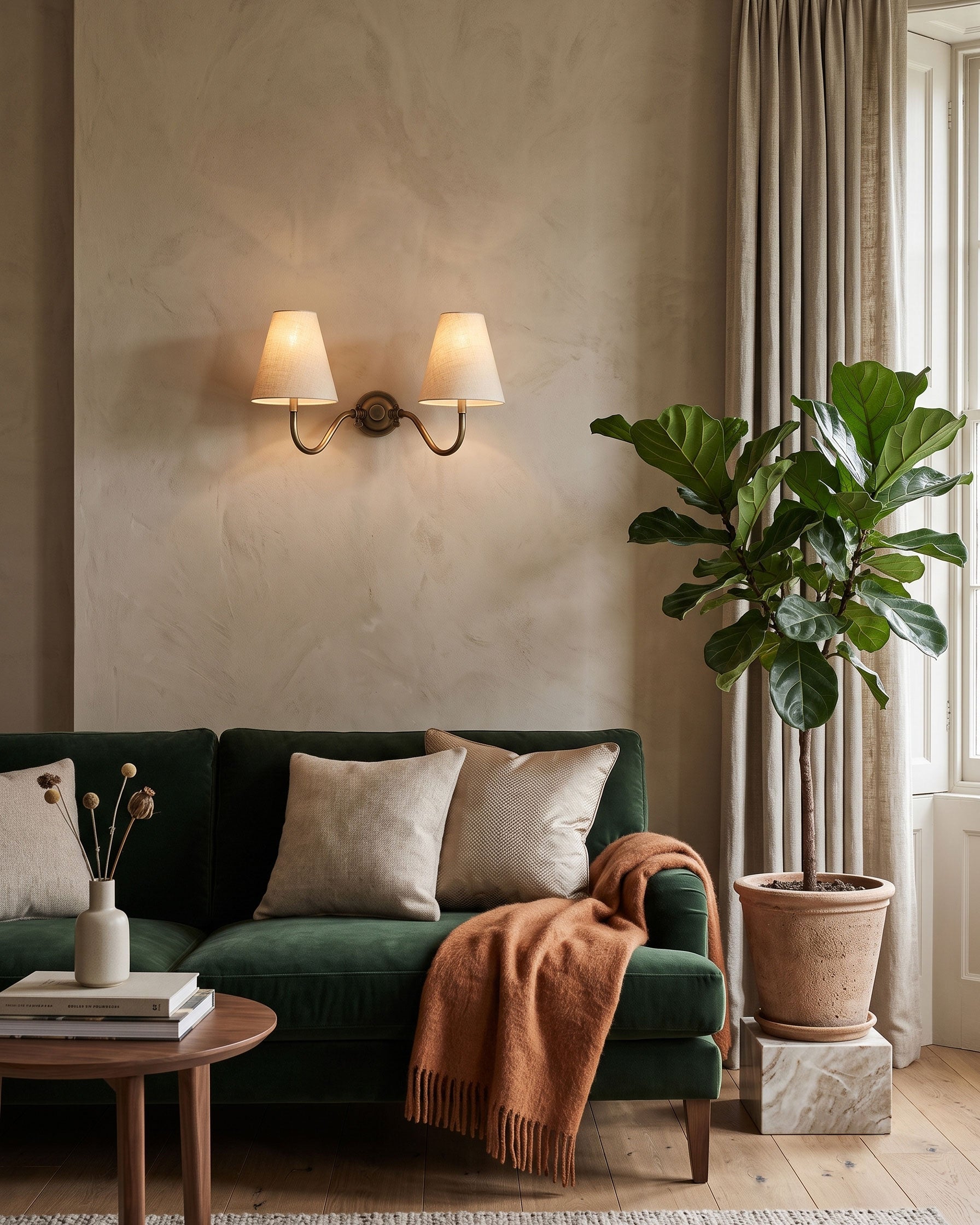 Hicks Double Wall Sconce