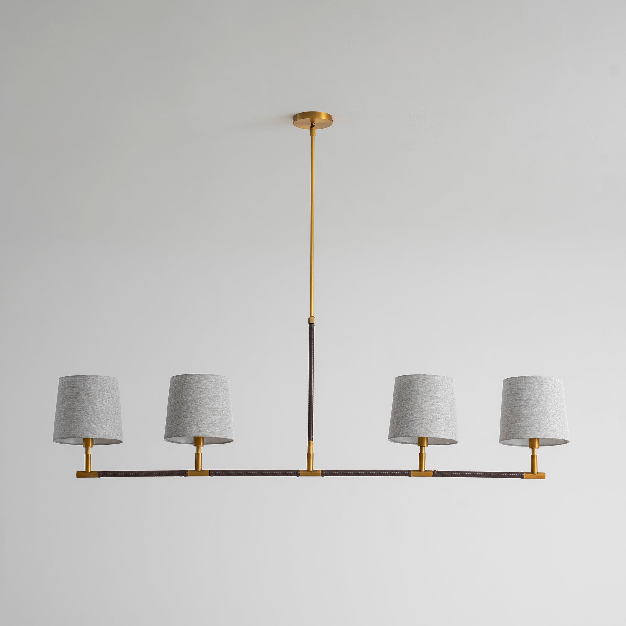 Huxley Linear Fabric Chandelier