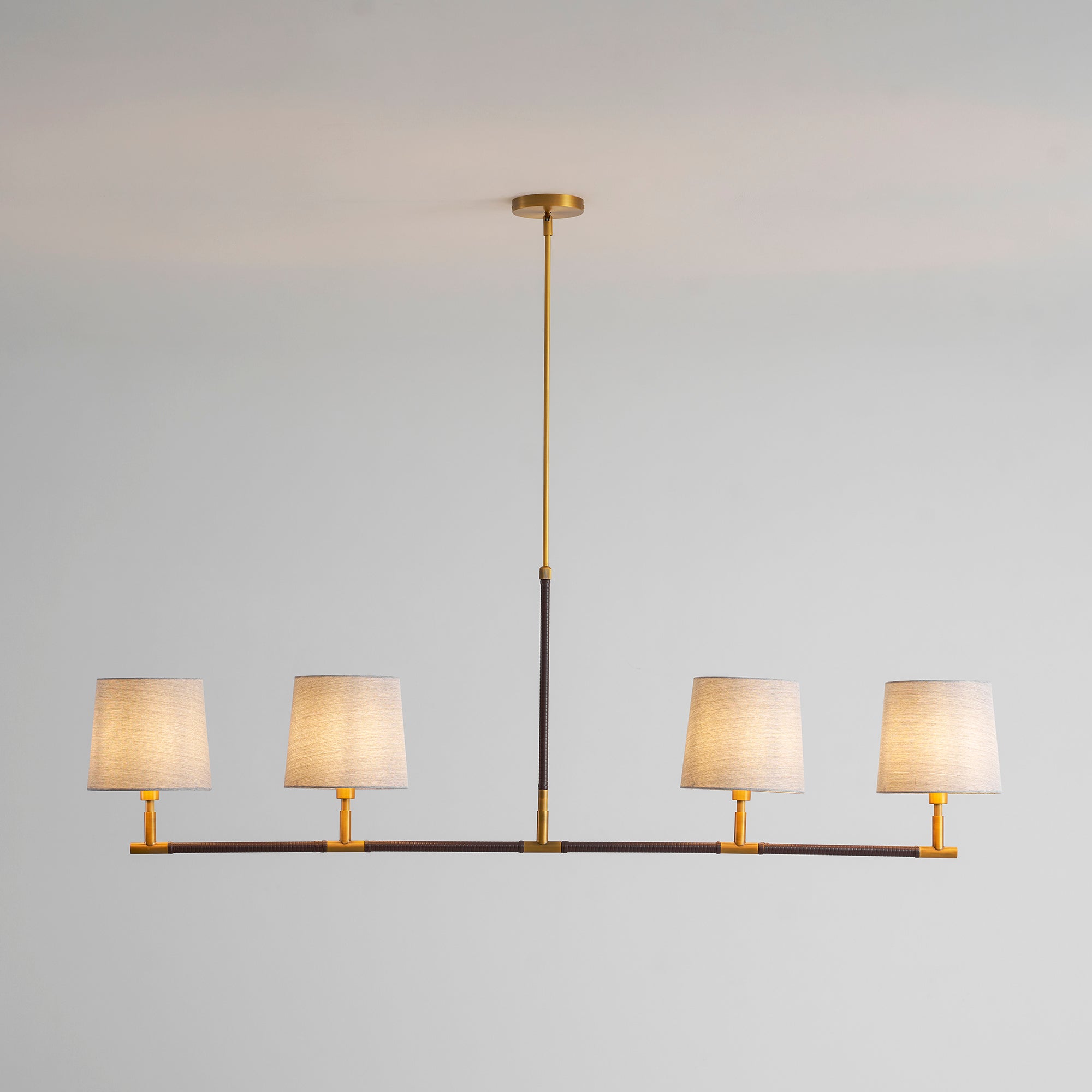 Huxley Linear Fabric Chandelier