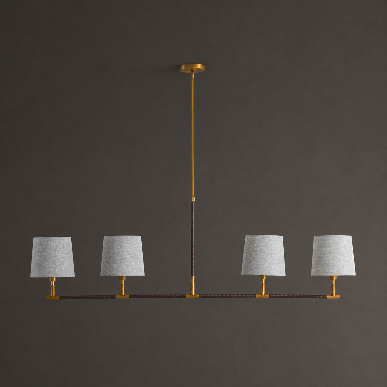 Huxley Linear Fabric Chandelier