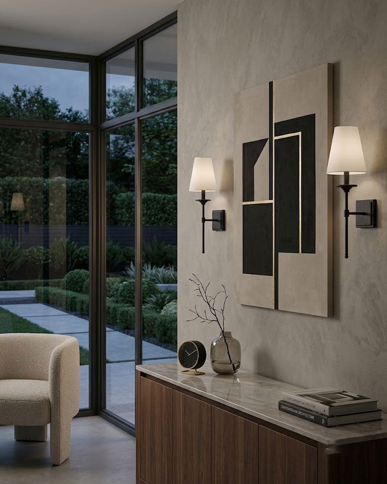 Ida Classic Fabric Wall Sconce