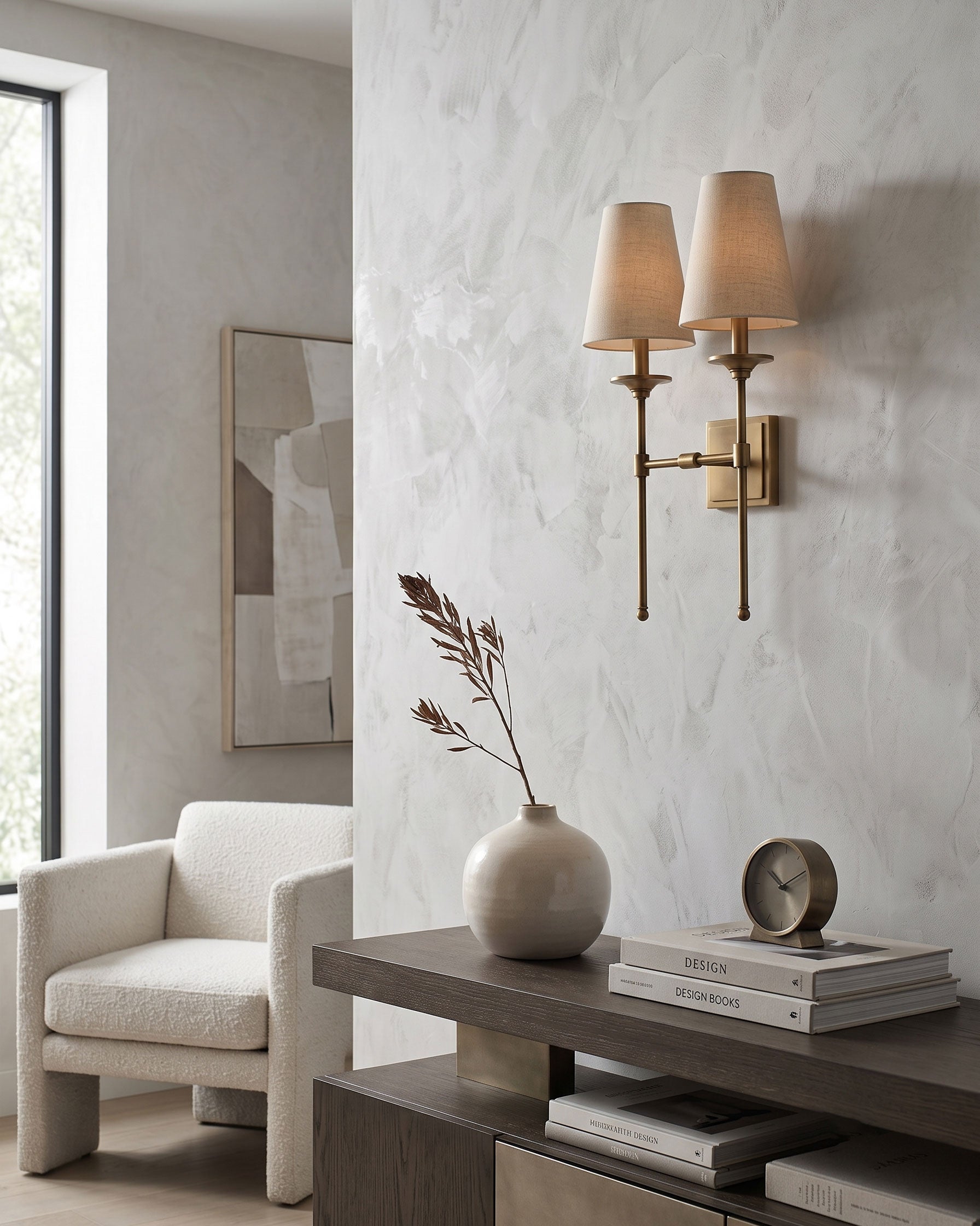 Ida Classic Fabric Wall Sconce