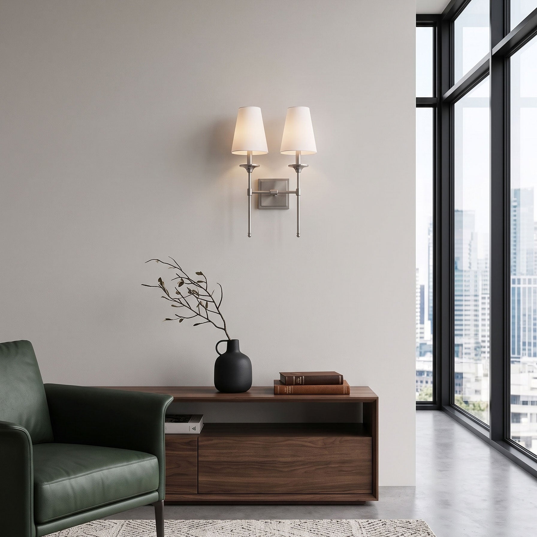 Ida Classic Fabric Wall Sconce