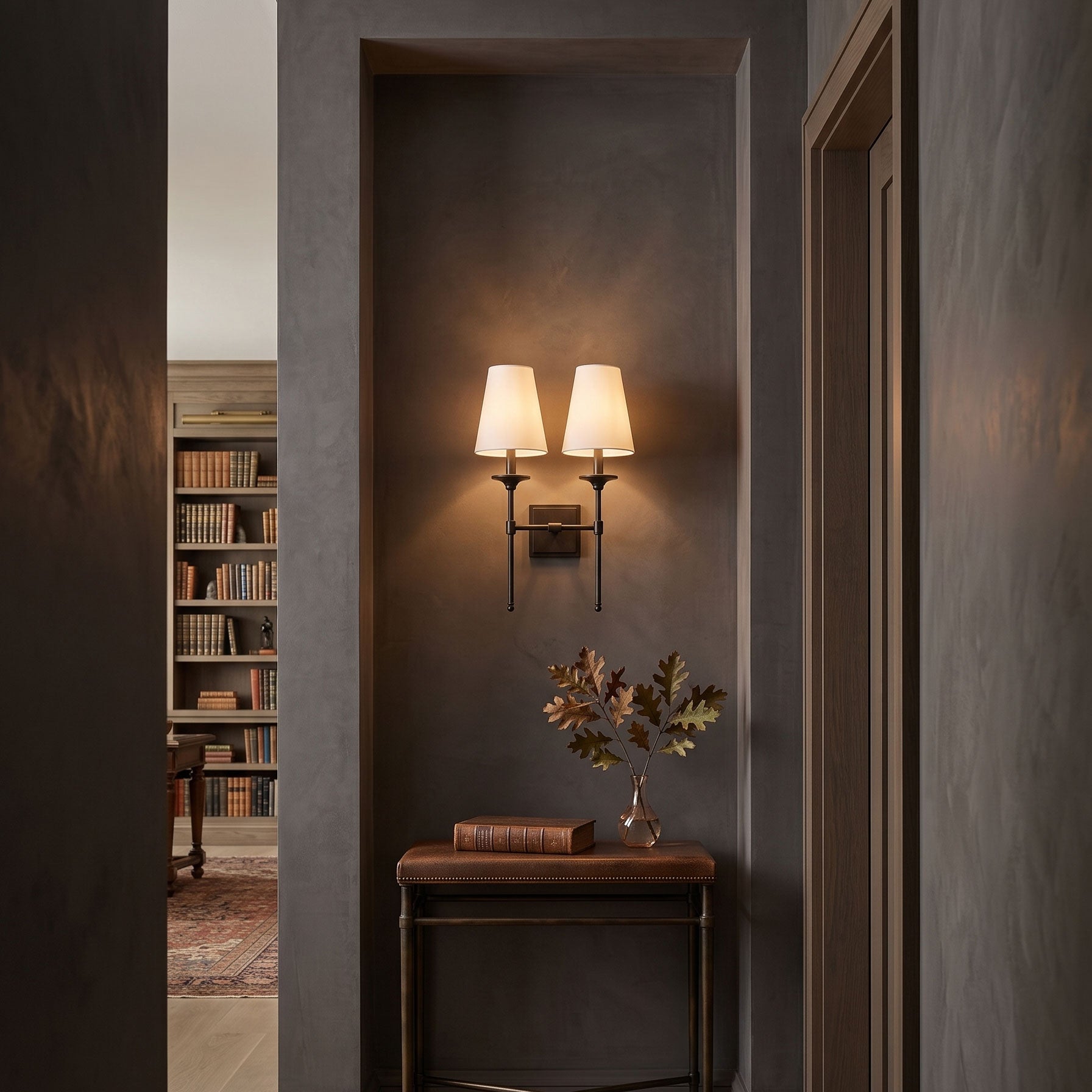 Ida Classic Fabric Wall Sconce