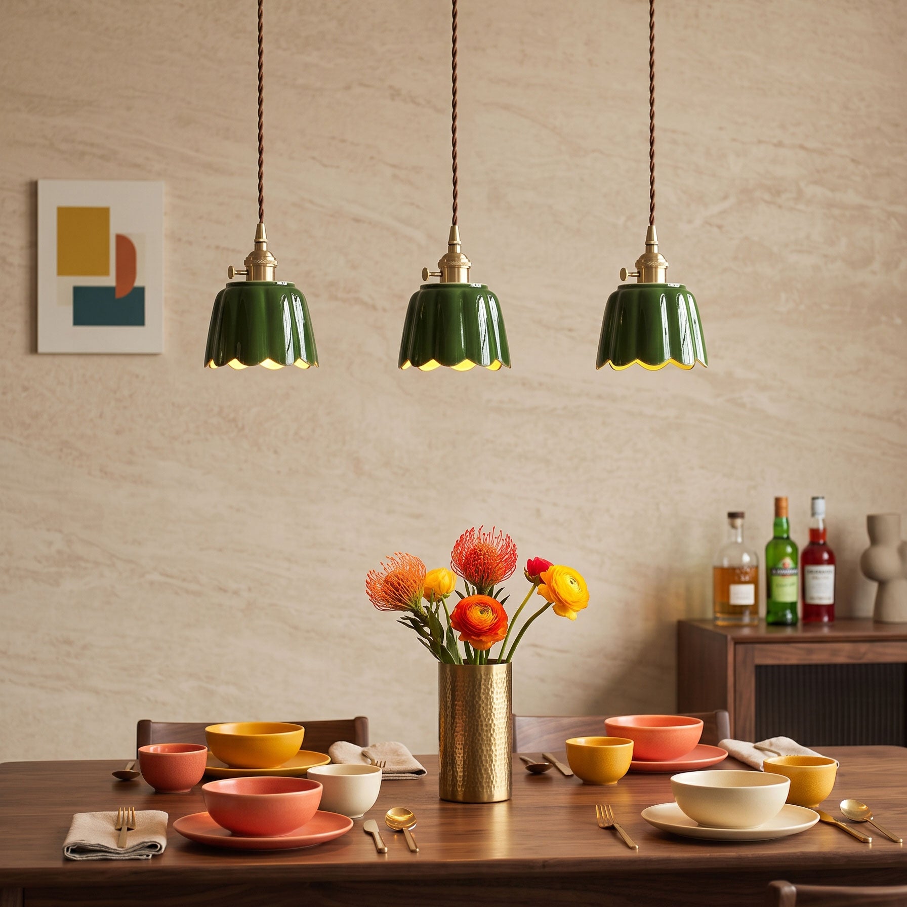 Ignacia Colored Pendant Light