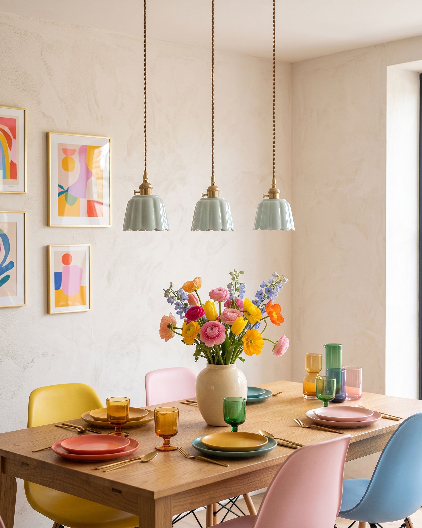 Ignacia Colored Pendant Light
