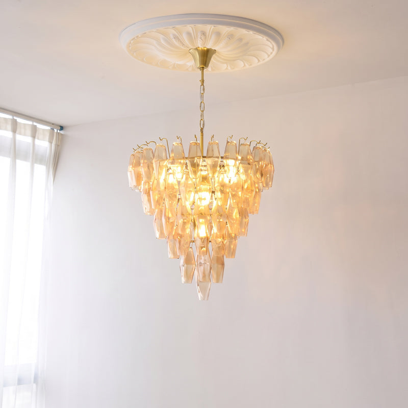 Ilona Cascading Glass Chandelier