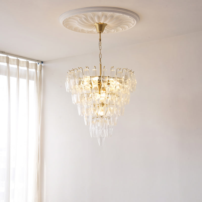 Ilona Cascading Glass Chandelier