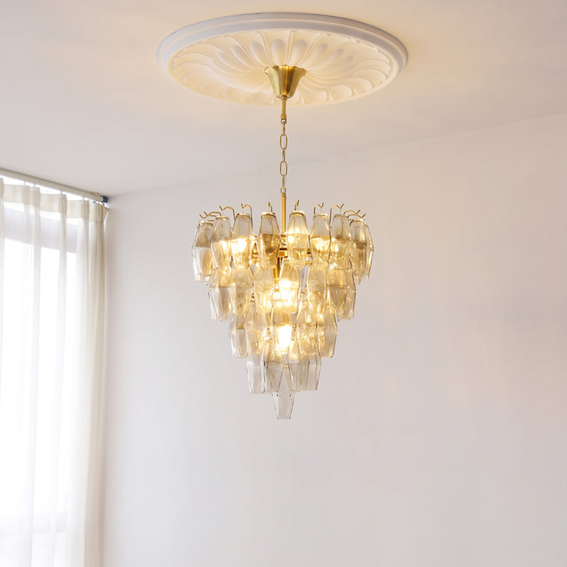 Ilona Cascading Glass Chandelier