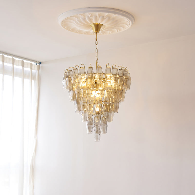 Ilona Cascading Glass Chandelier