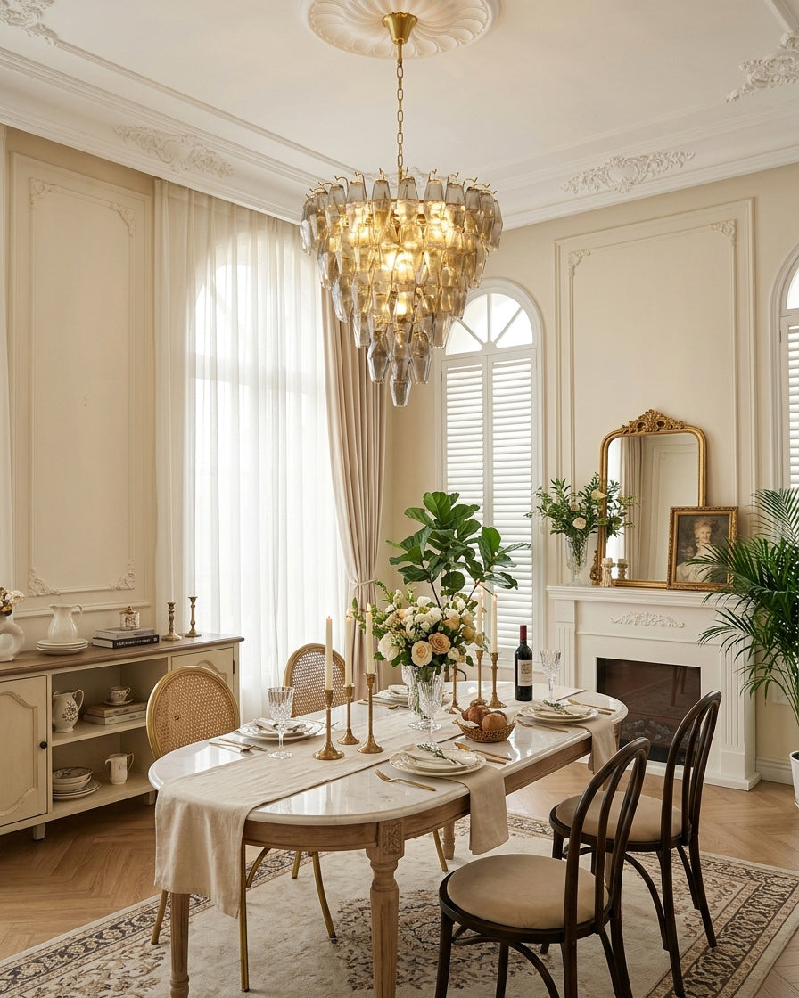 Ilona Cascading Glass Chandelier