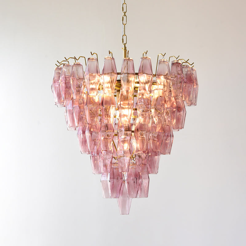 Ilona Cascading Glass Chandelier