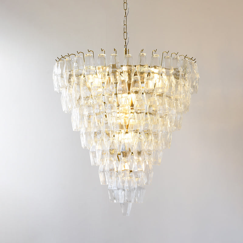 Ilona Cascading Glass Chandelier