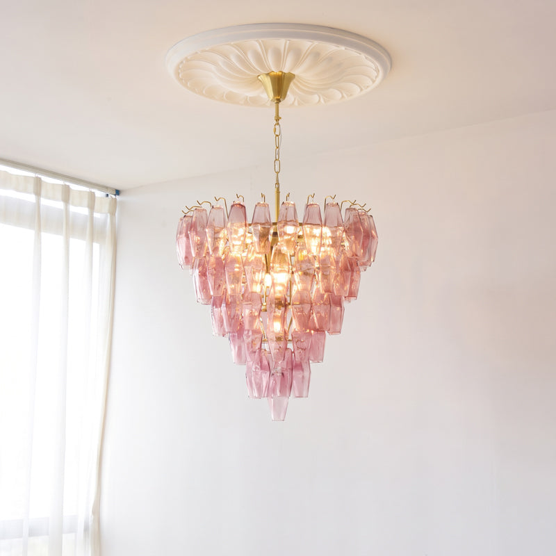 Ilona Cascading Glass Chandelier