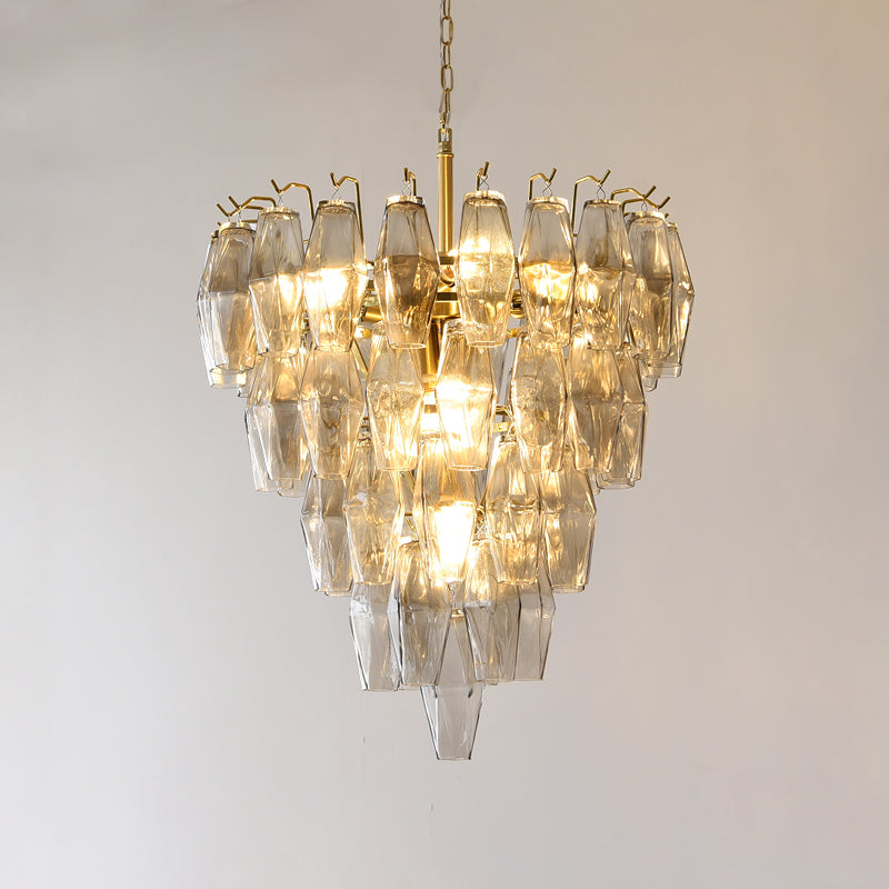 Ilona Cascading Glass Chandelier