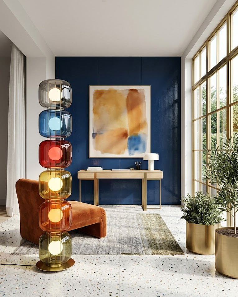 Jasper Colorblock Floor Lamp