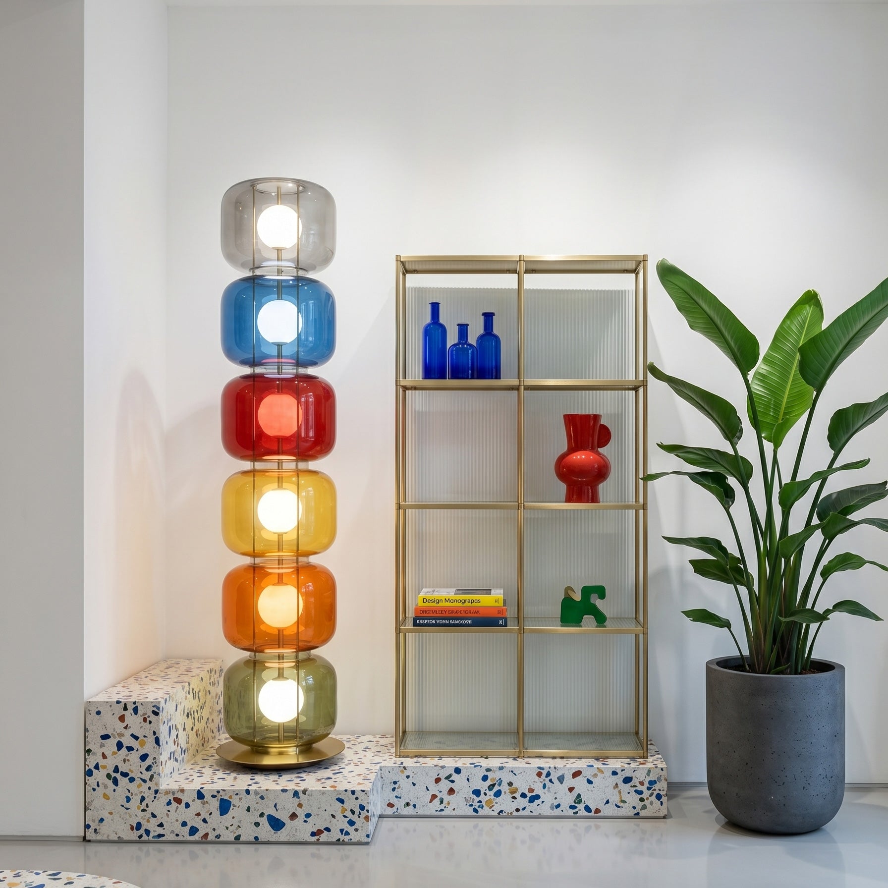 Jasper Colorblock Floor Lamp