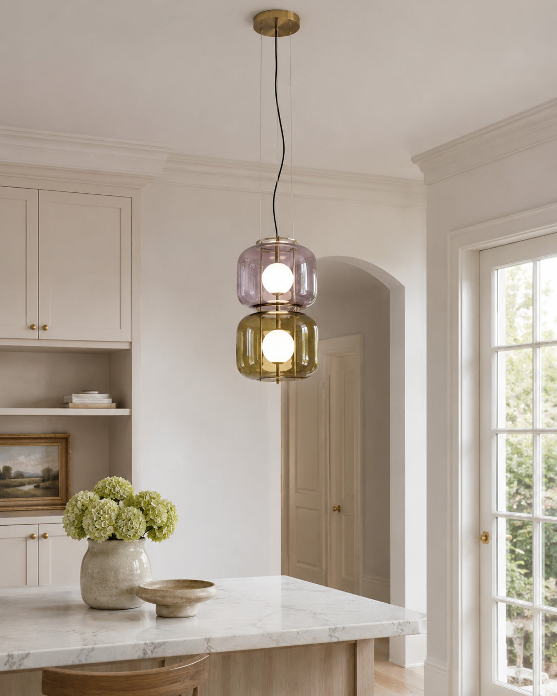 Jasper Colorblock Pendant Light