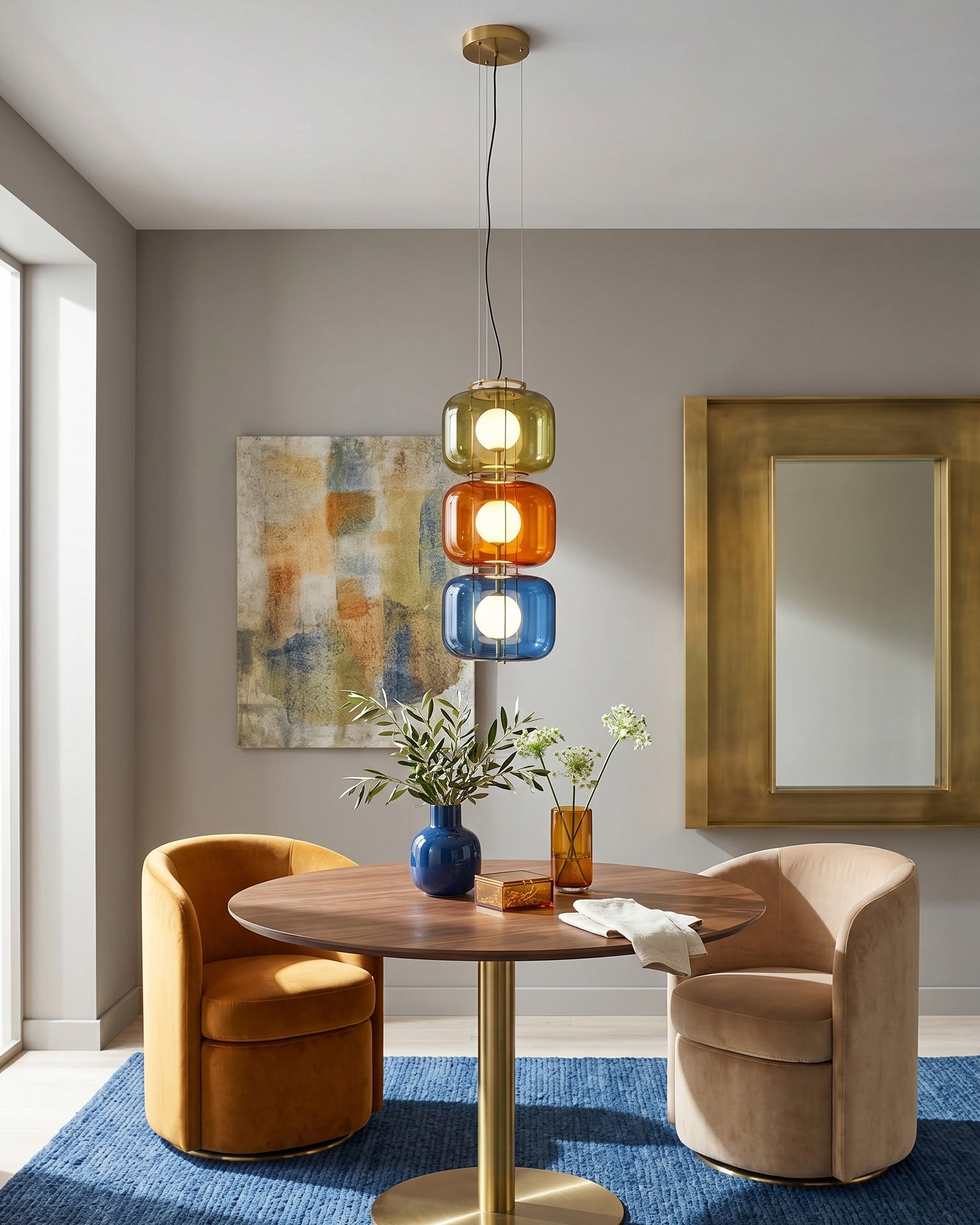 Jasper Colorblock Pendant Light