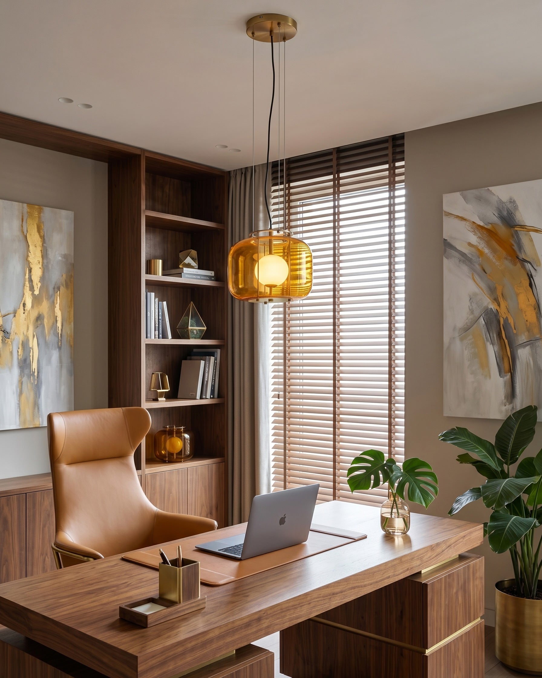 Jasper Colorblock Pendant Light