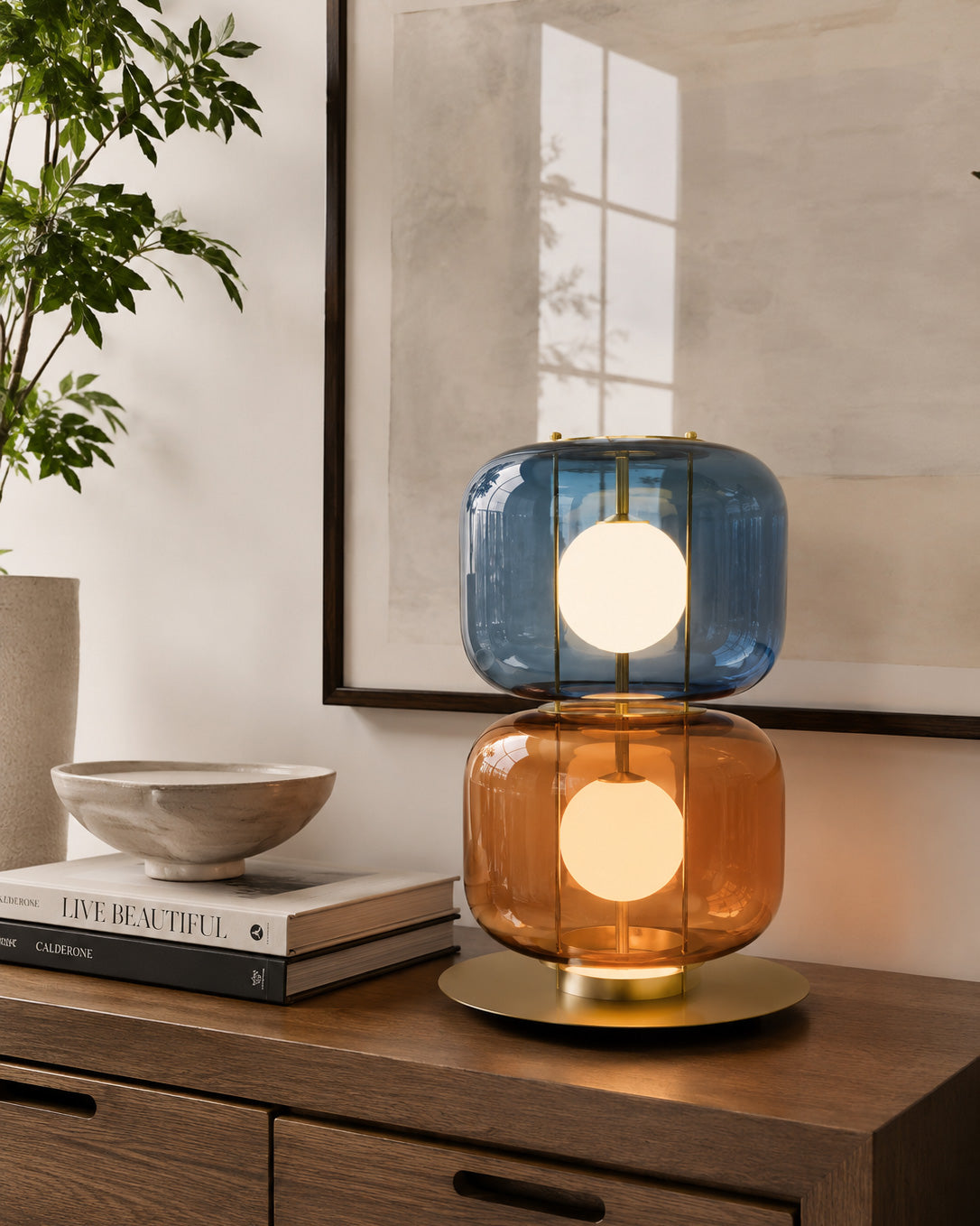 Jasper Colorblock Table Lamp