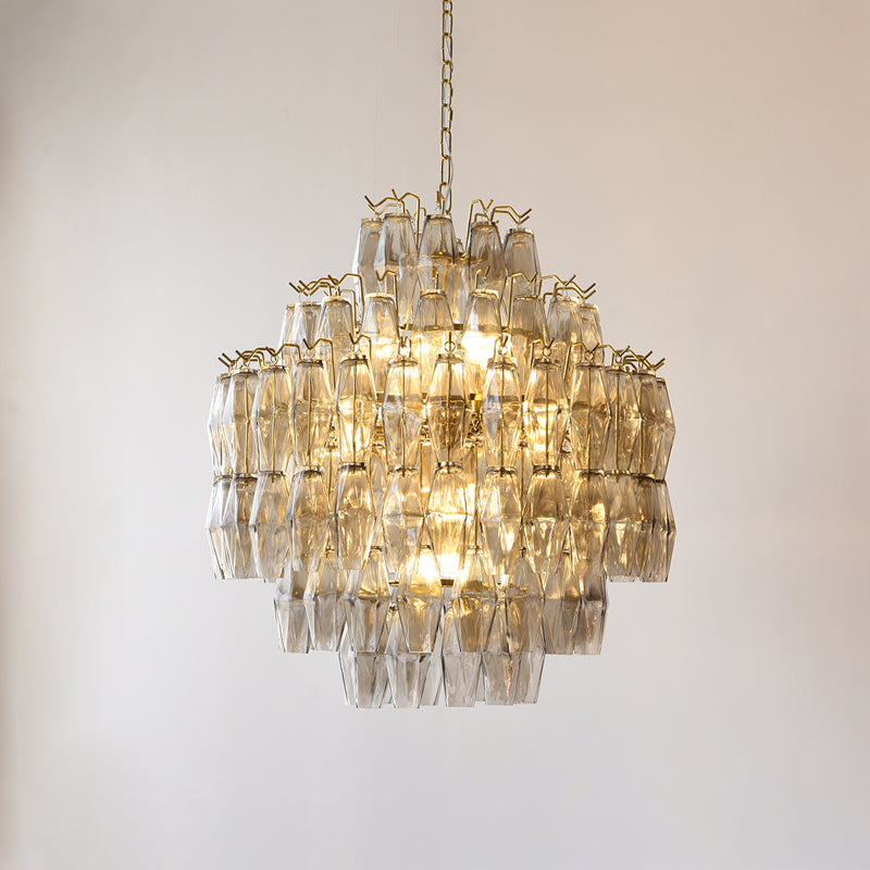 Kroonluchter Jessamine Cascading Fluted