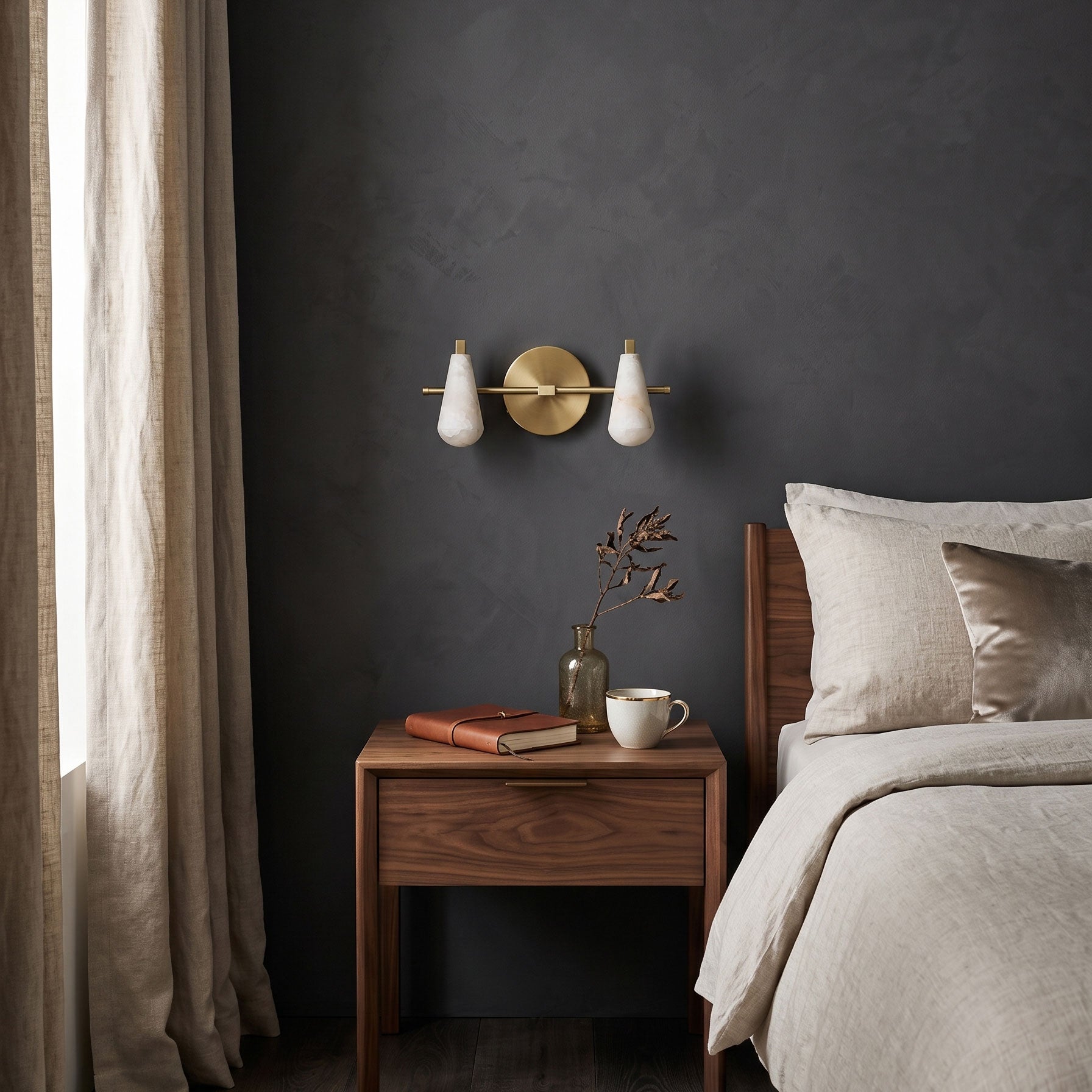 Jethro Alabaster Wall Sconce