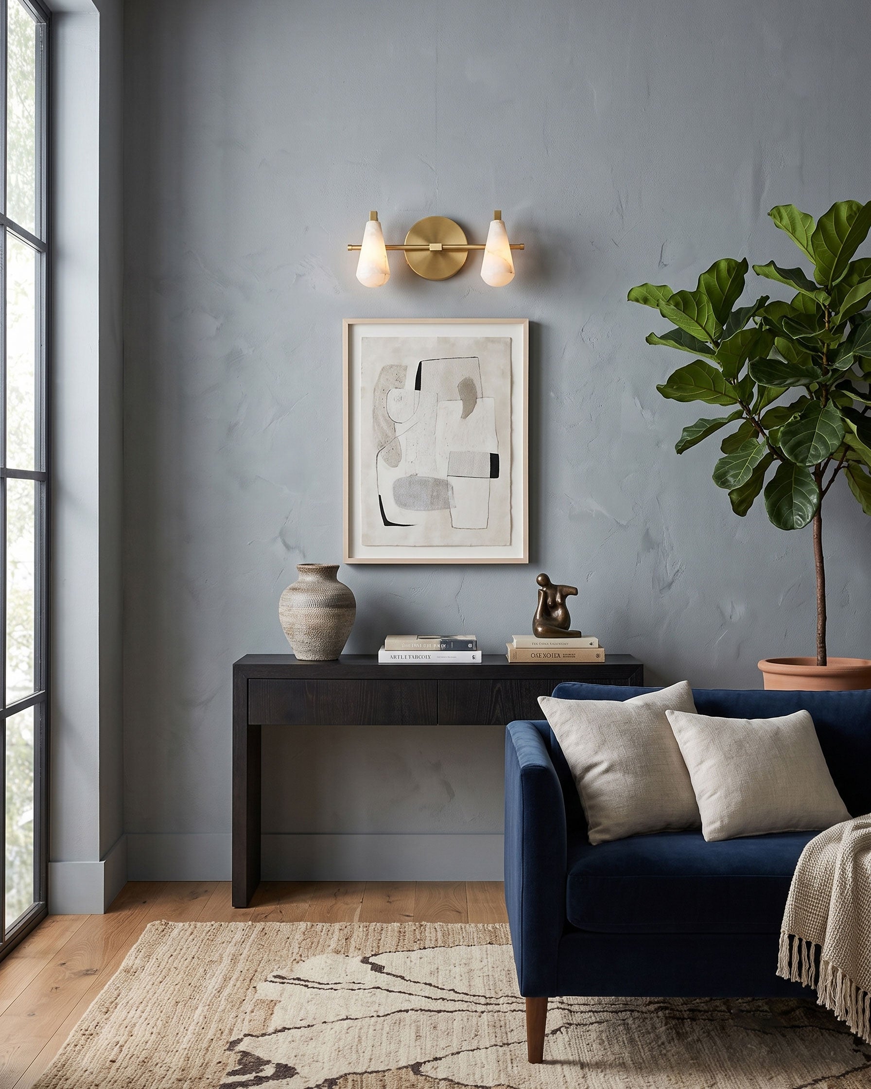 Jethro Alabaster Wall Sconce