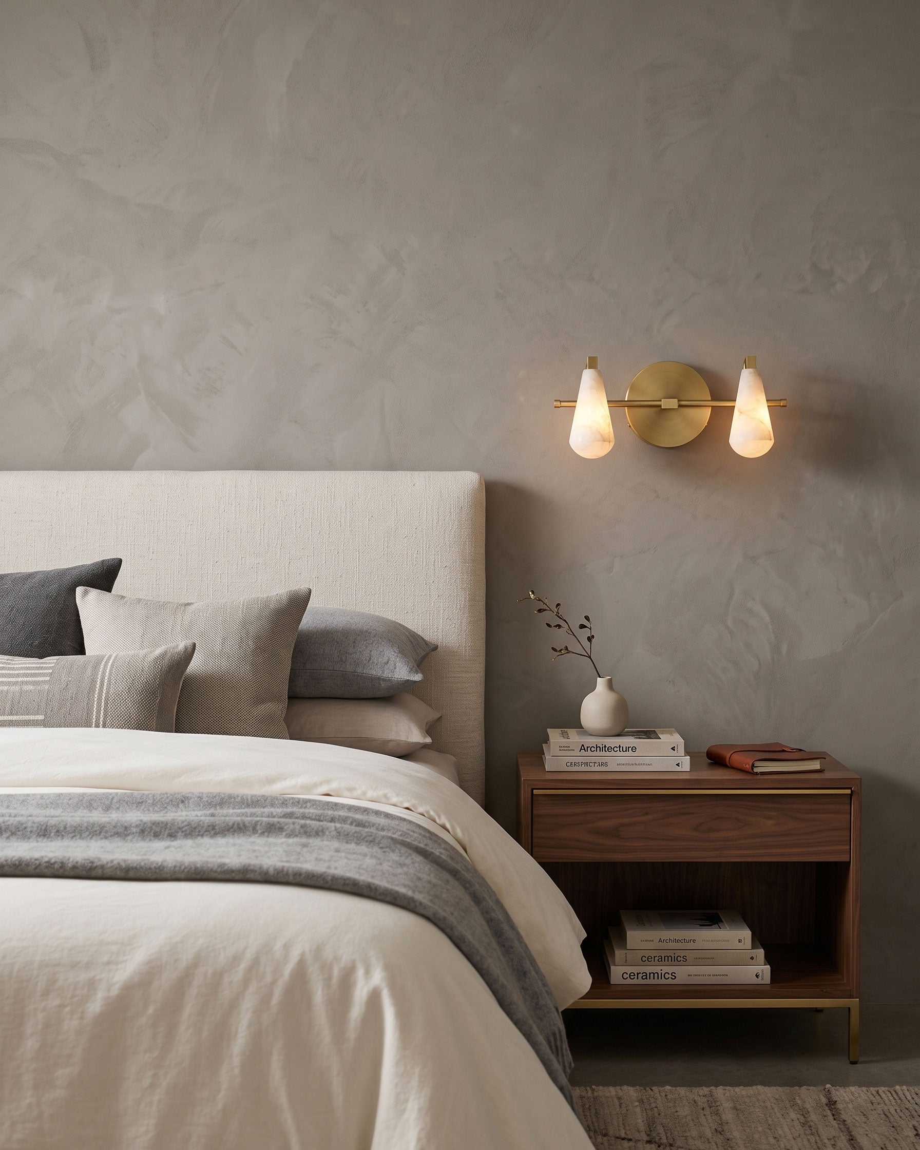 Jethro Alabaster Wall Sconce