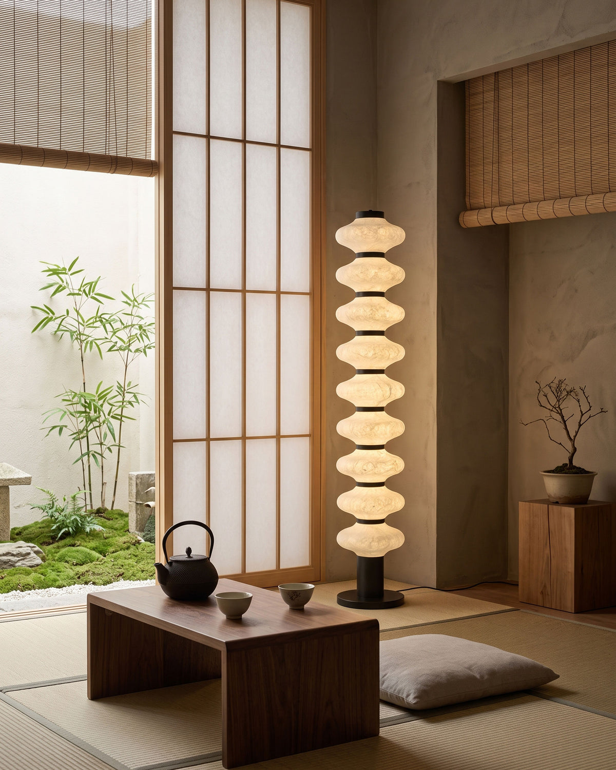 Jett Mulberry Silk Floor Lamp