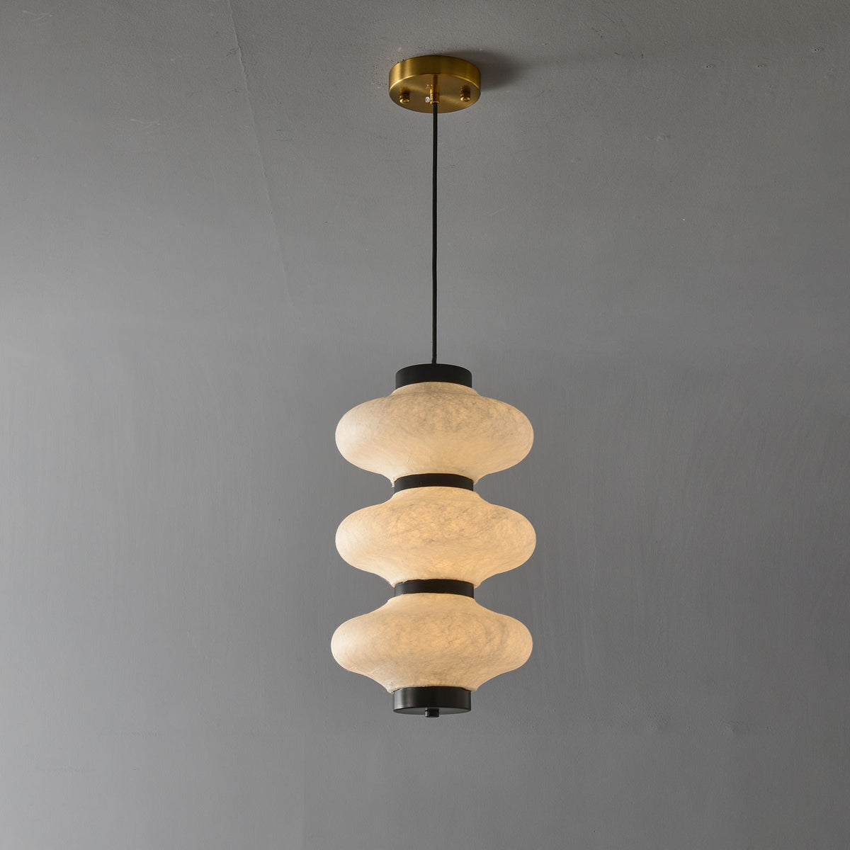 Jett Mulberry Silk Pendant Light