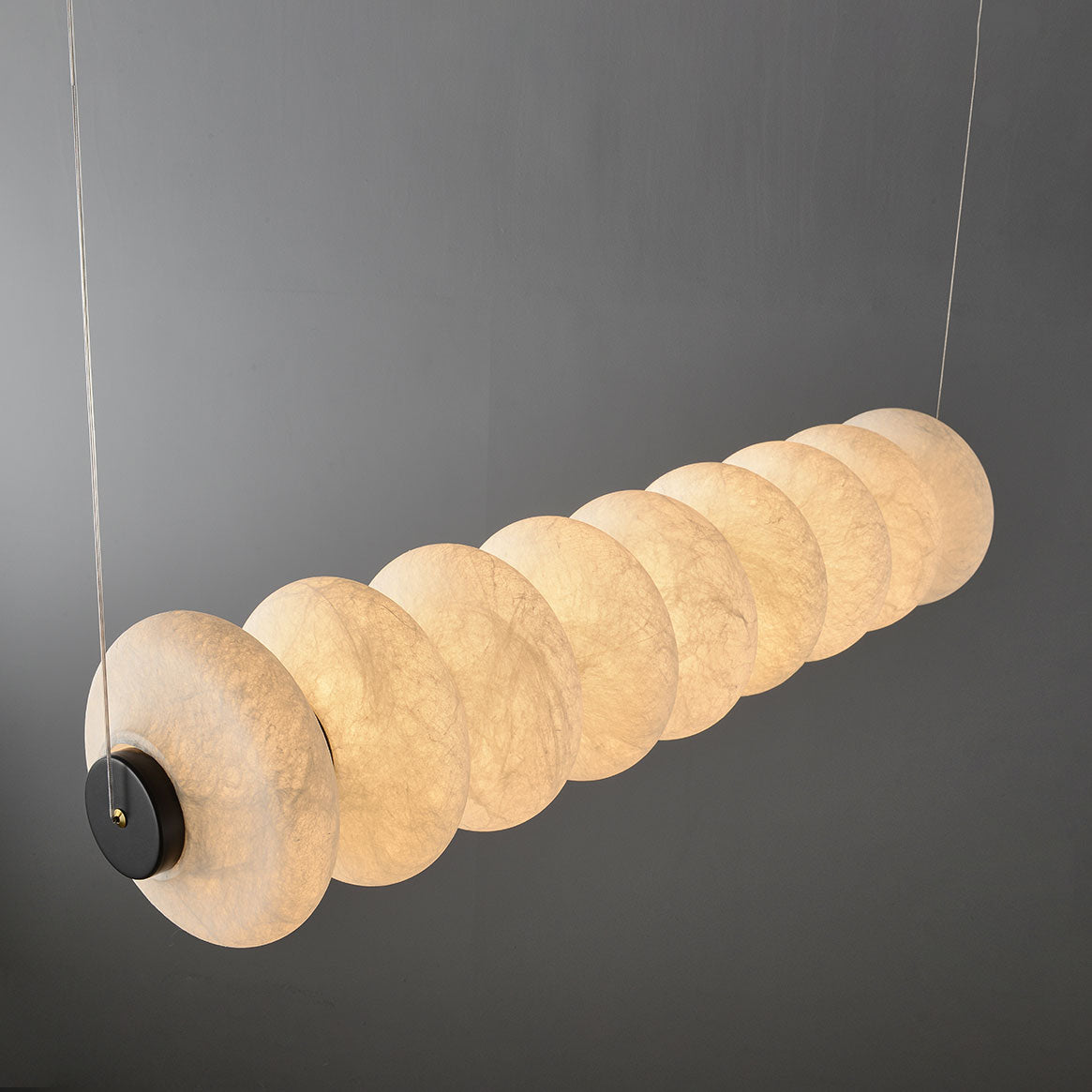 Jett Mulberry Silk Pendant Light