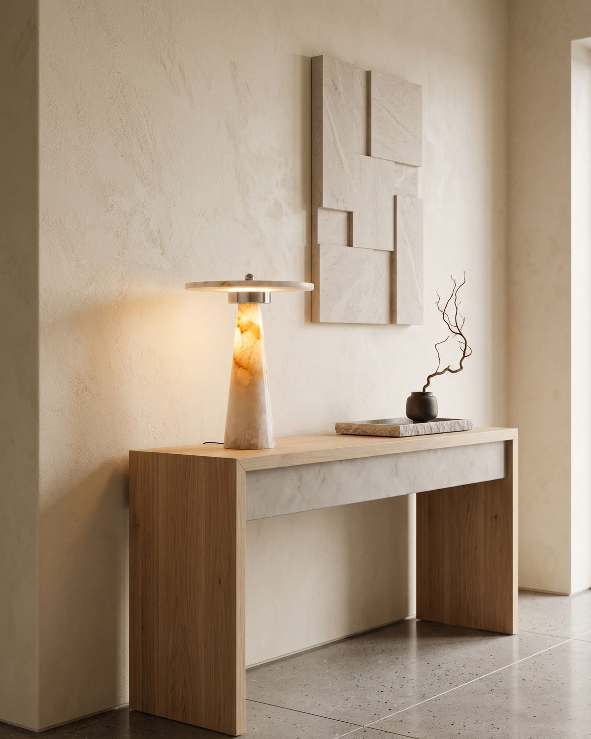 Jory Alabaster Table Lamp