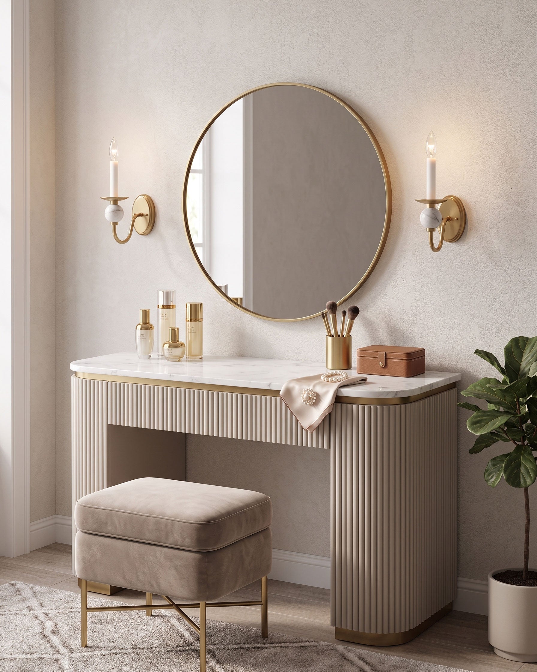 Jovie Marble Wall Sconce